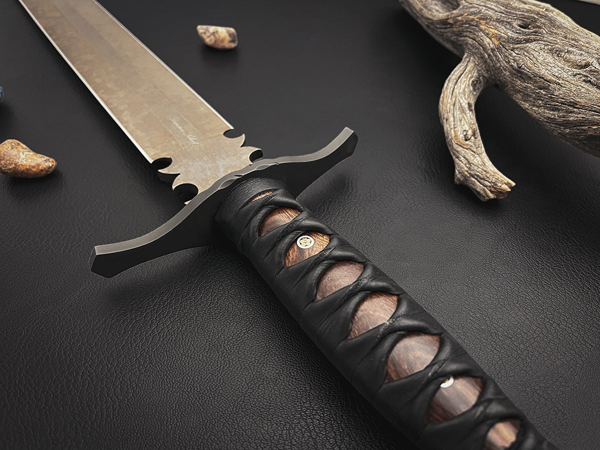 Beowulf | European Style Short Sword | CPM-Magnacut Steel | Arizona Ironwood