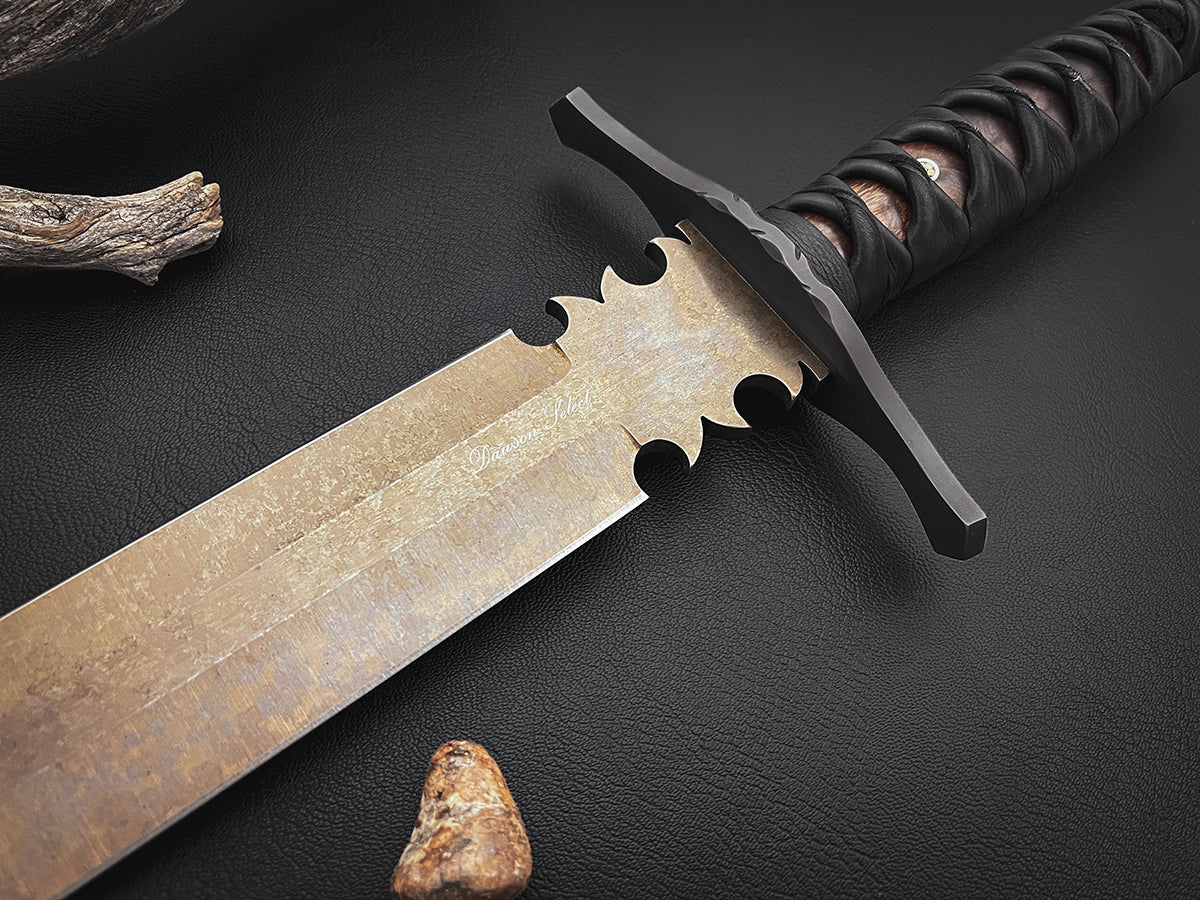 Beowulf | European Style Short Sword | CPM-Magnacut Steel | Arizona Ironwood