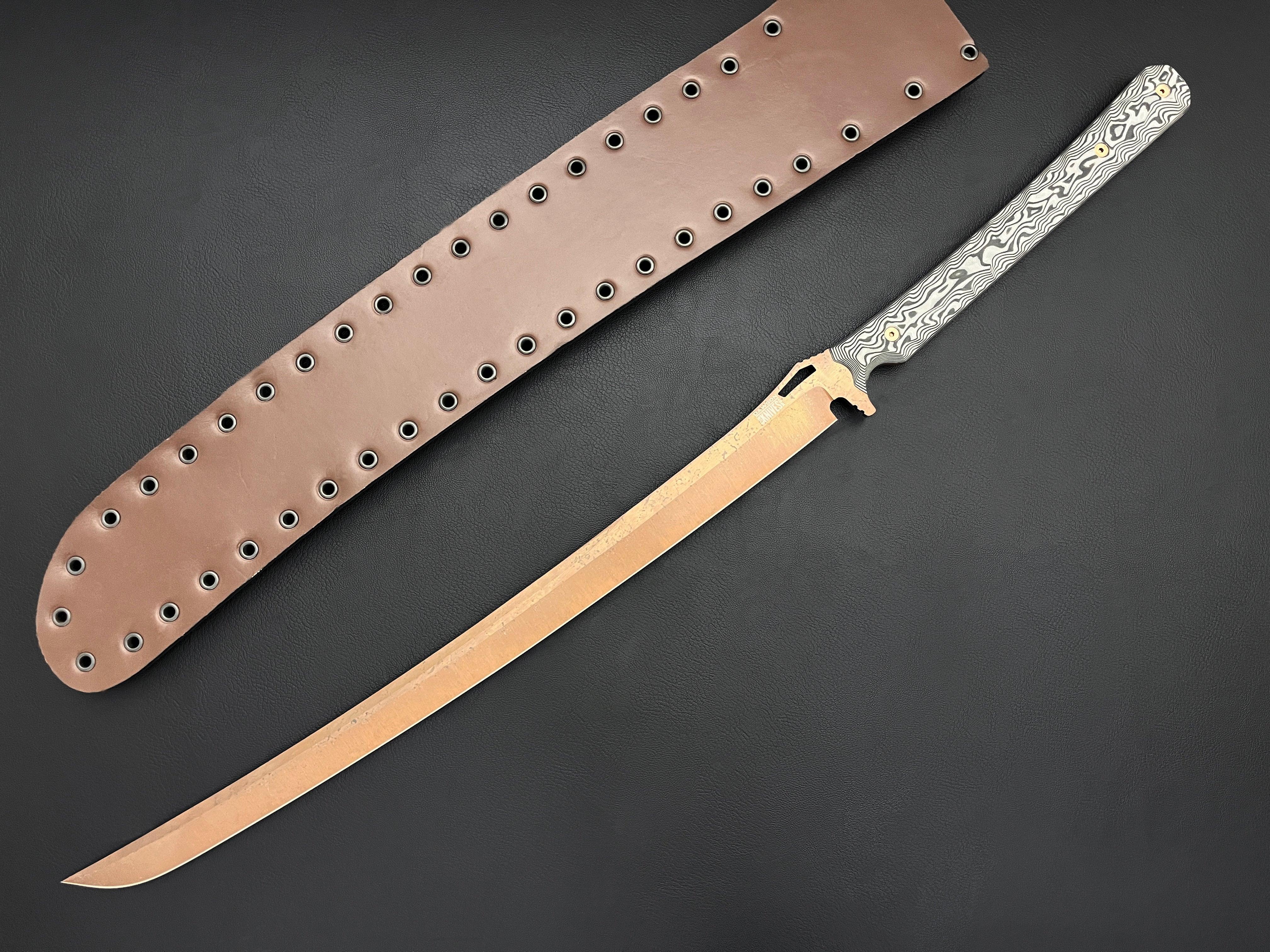 ULTRALIGHT Armageddon Survival Sword | 16" Blade | CPM-MagnaCut Steel | Arizona Copper Finish