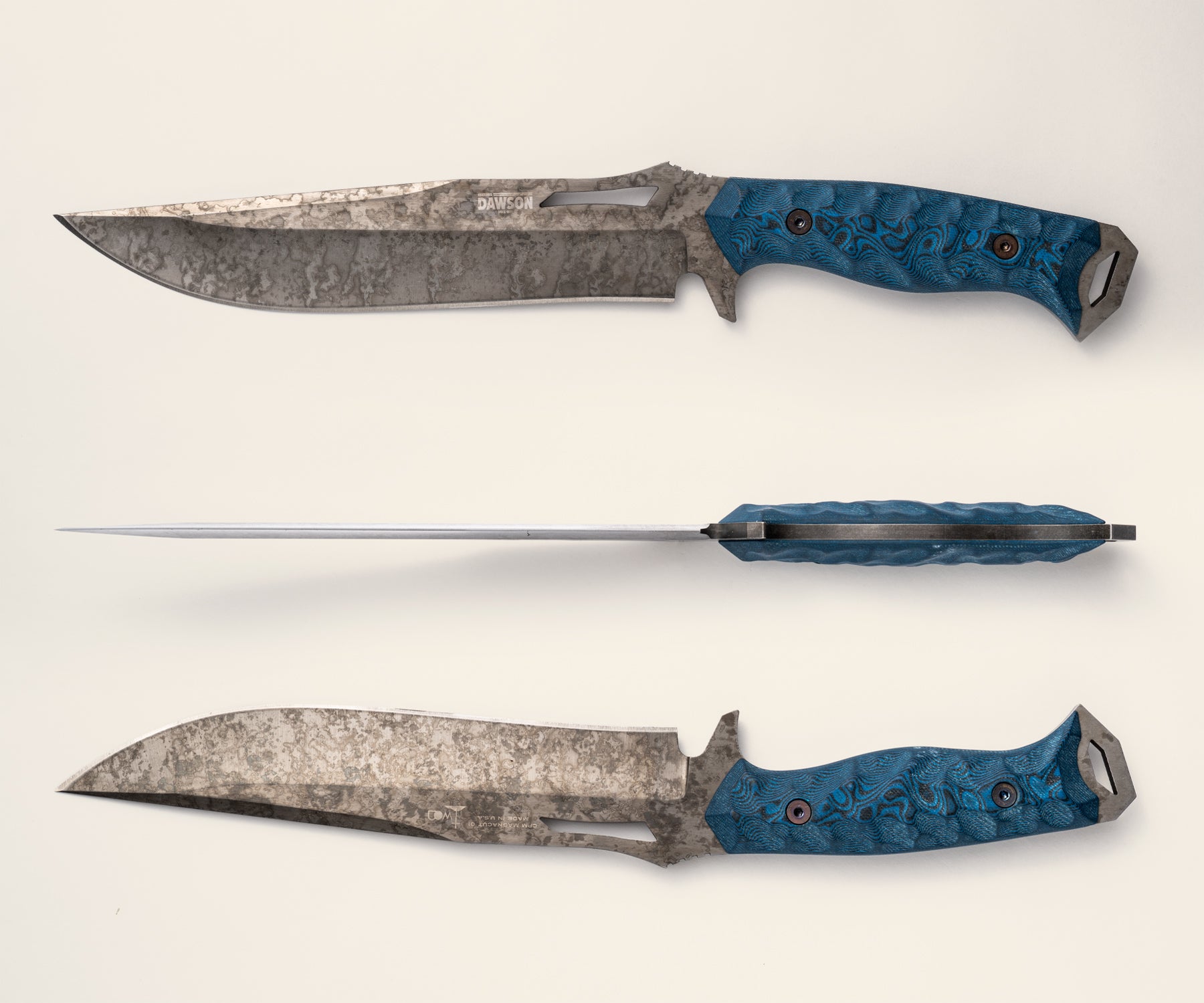 Seraphim CP (Crusher Pommel) | Urban Survival Bowie | CPM-MagnaCut Steel | Monsoon Finish
