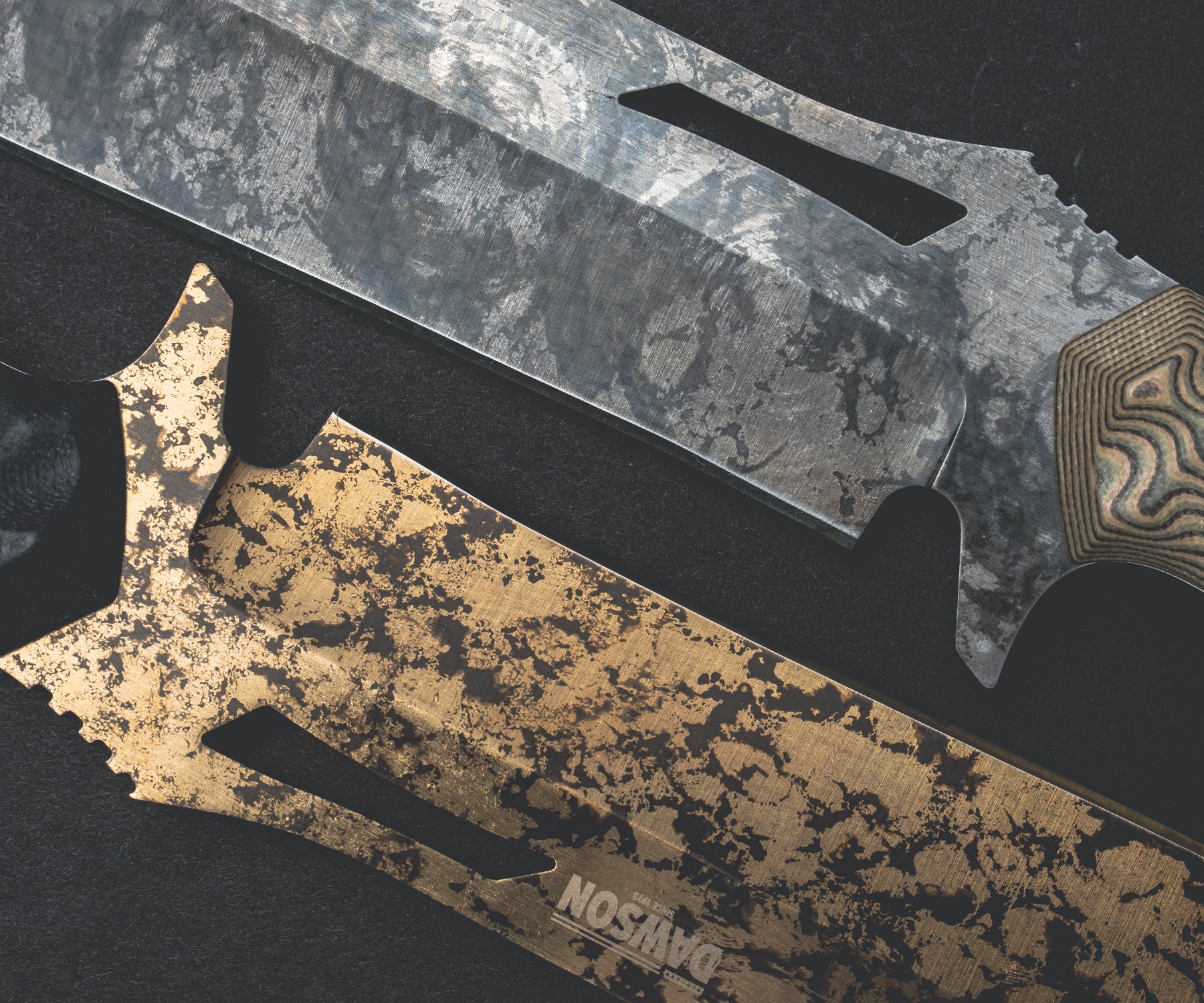 Seraphim CP (Crusher Pommel) | Urban Survival Bowie | Pop's ProCut Steel | Rainstorm Blade Finish
