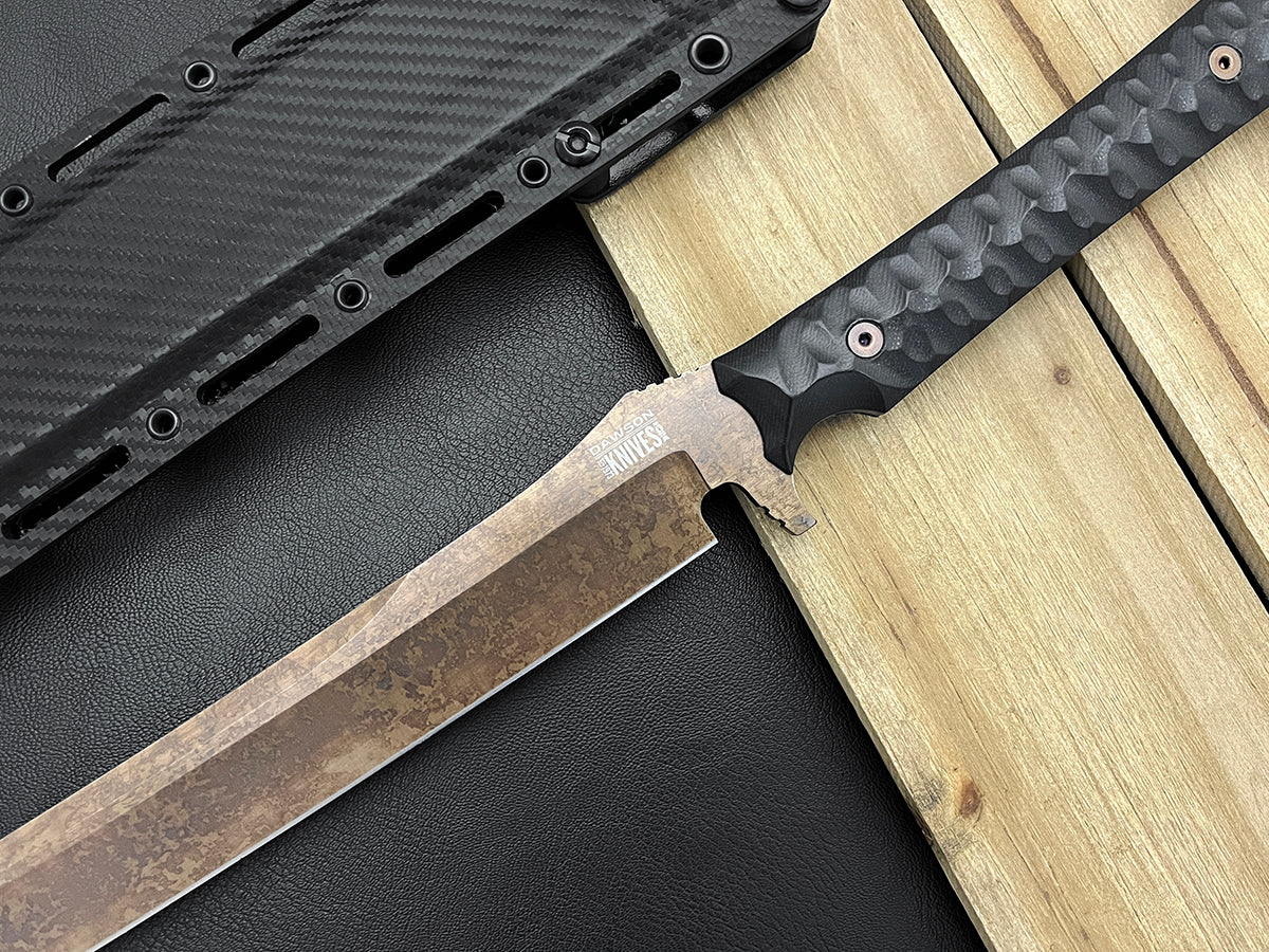 ULTRALIGHT Armageddon Survival Sword | 16" Blade | CPM-MagnaCut Steel | Arizona Copper Finish