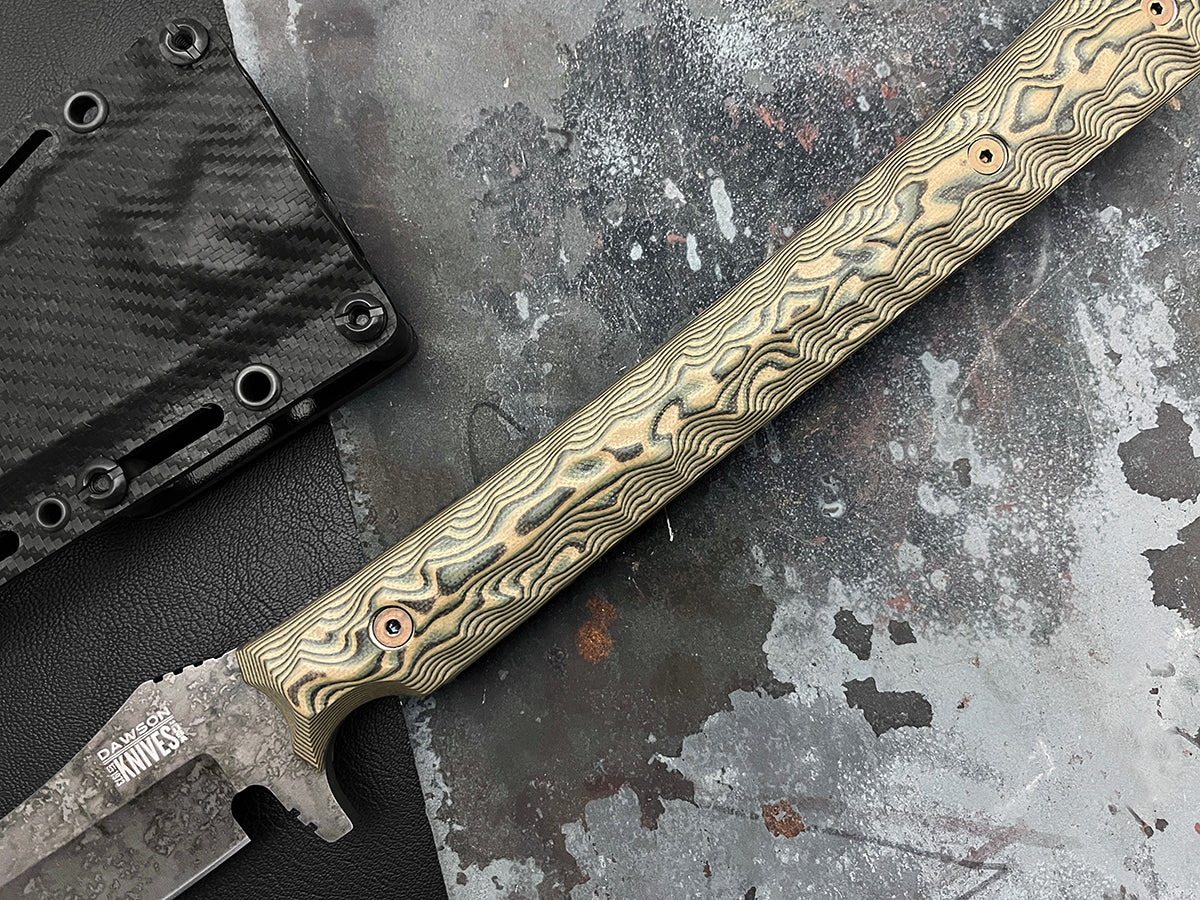 ULTRALIGHT Armageddon Survival Sword | 16" Blade | CPM-MagnaCut Steel | Monsoon Finish