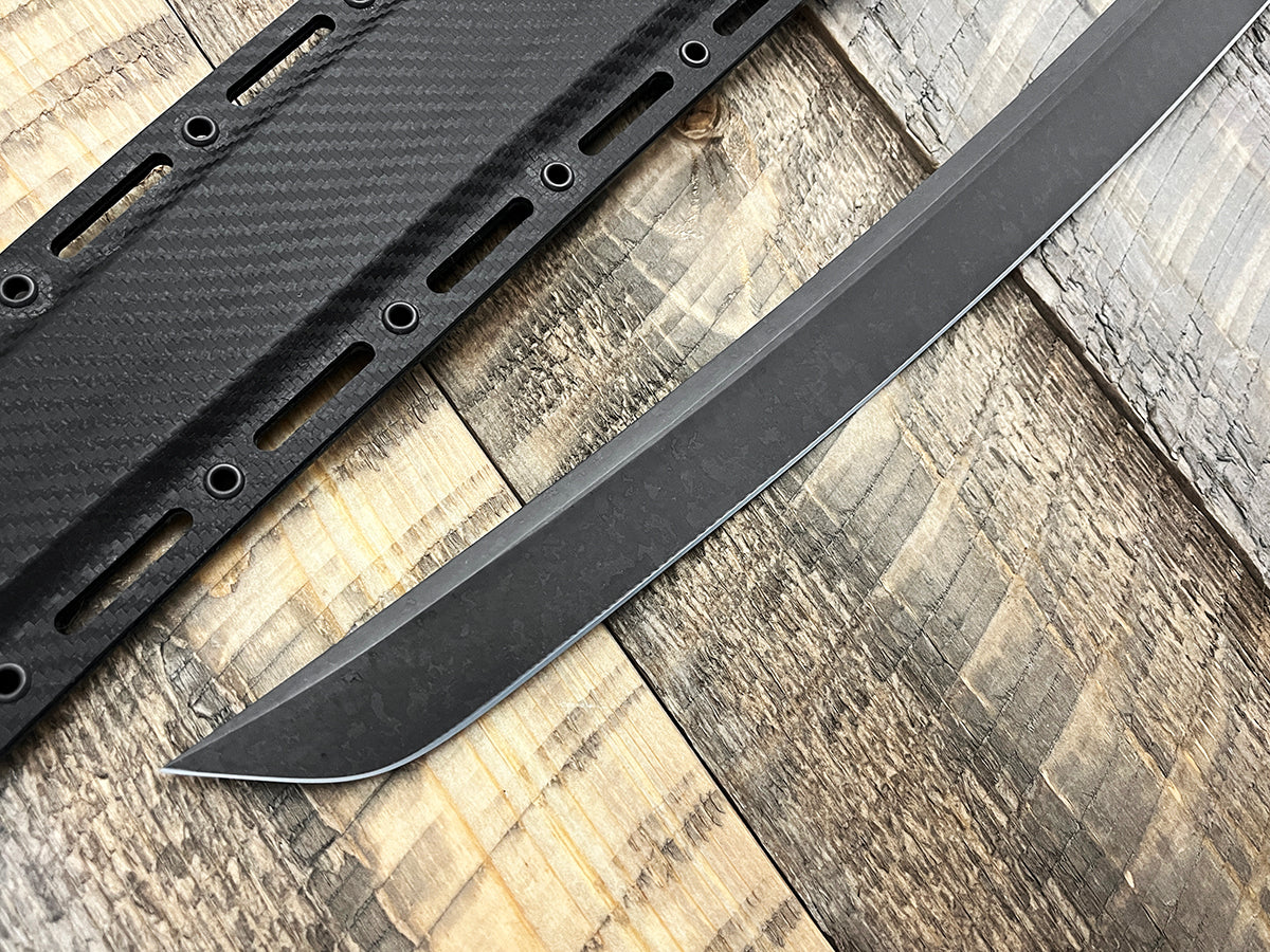 Armageddon | Survival Short Sword | 13" Blade | CPM-Magnacut Steel | Midnight Finish