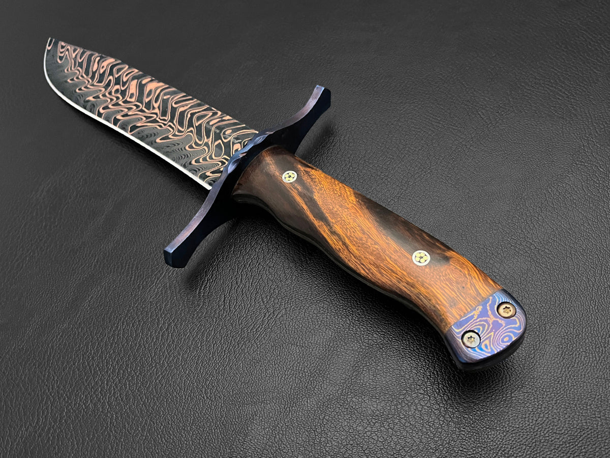 Red Mesa Bowie Knife | Dawson Select Steel | Arizona Ironwood