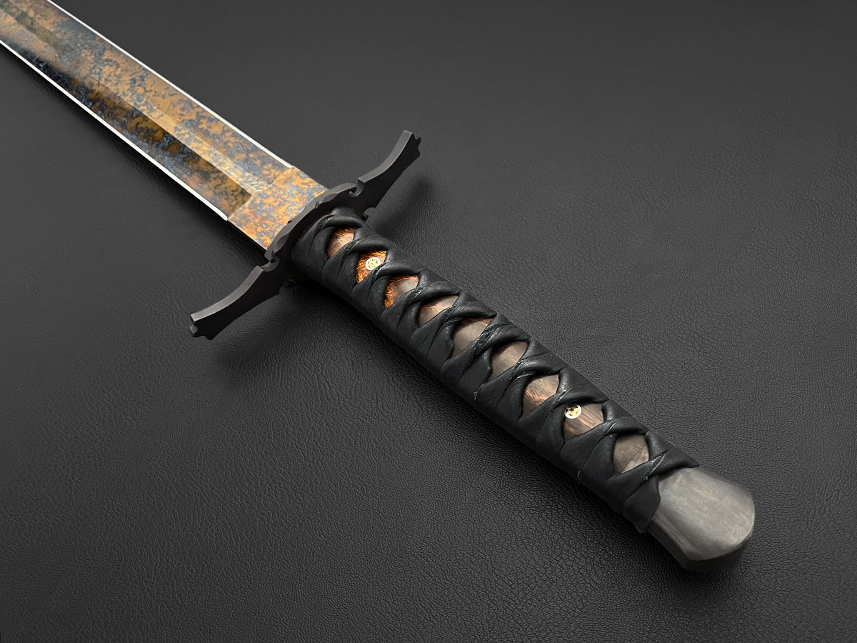Crusader | 21" European Style Double-Edged Sword | Arizona Ironwood