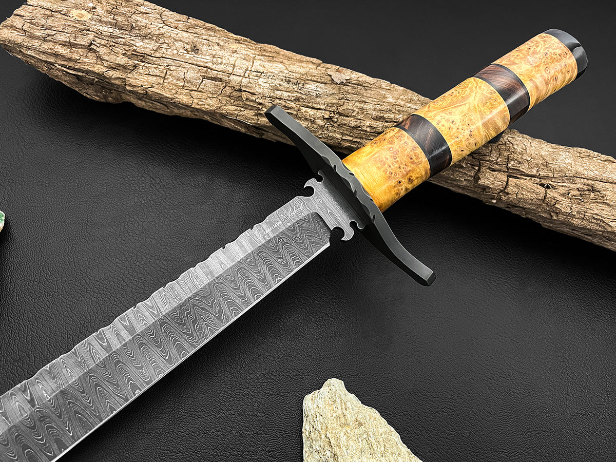 Old Missouri Western Bowie XL | Dawson Select Steel | Maplewood + Ironwood