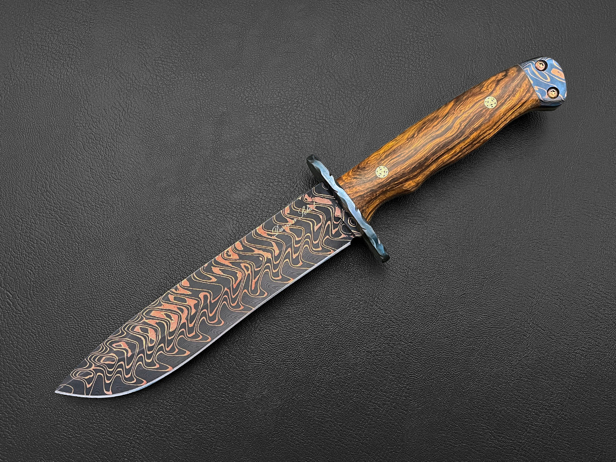 Red Mesa Bowie Knife | Dawson Select Steel | Arizona Ironwood