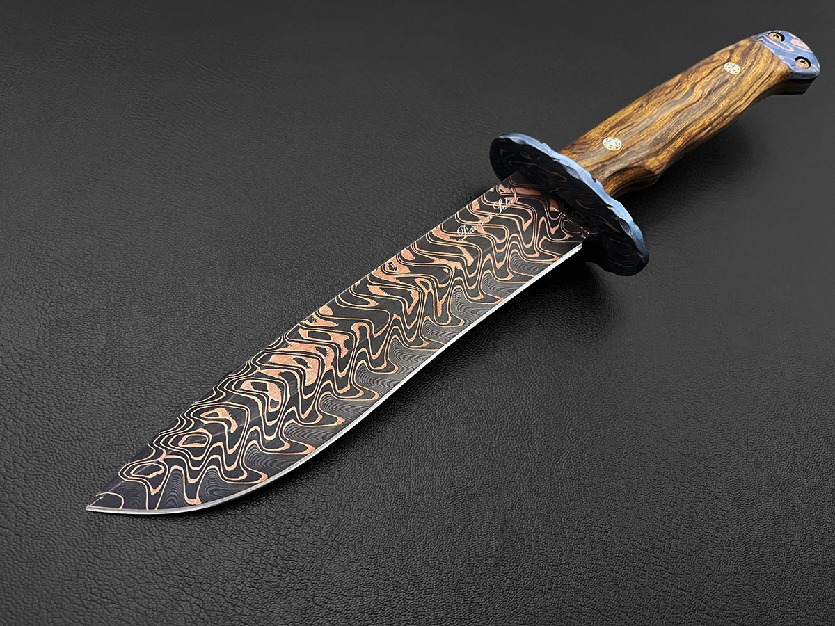 Red Mesa Bowie Knife | Dawson Select Steel | Arizona Ironwood