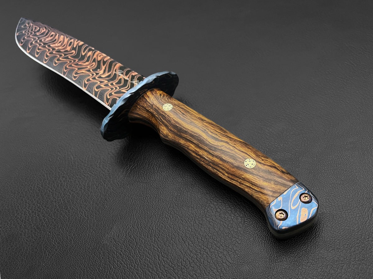 Red Mesa Bowie Knife | Dawson Select Steel | Arizona Ironwood