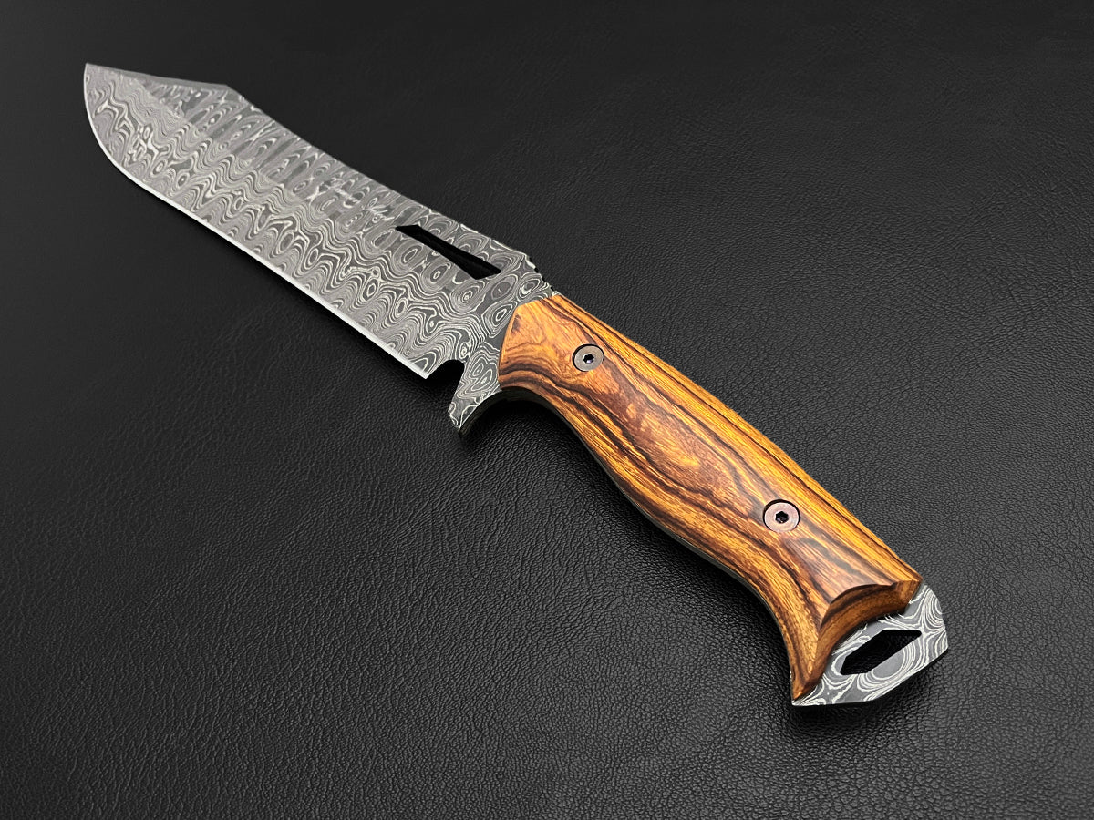 Dominion | Clip Point Survival Bowie | Dawson Select Steel | Arizona Ironwood