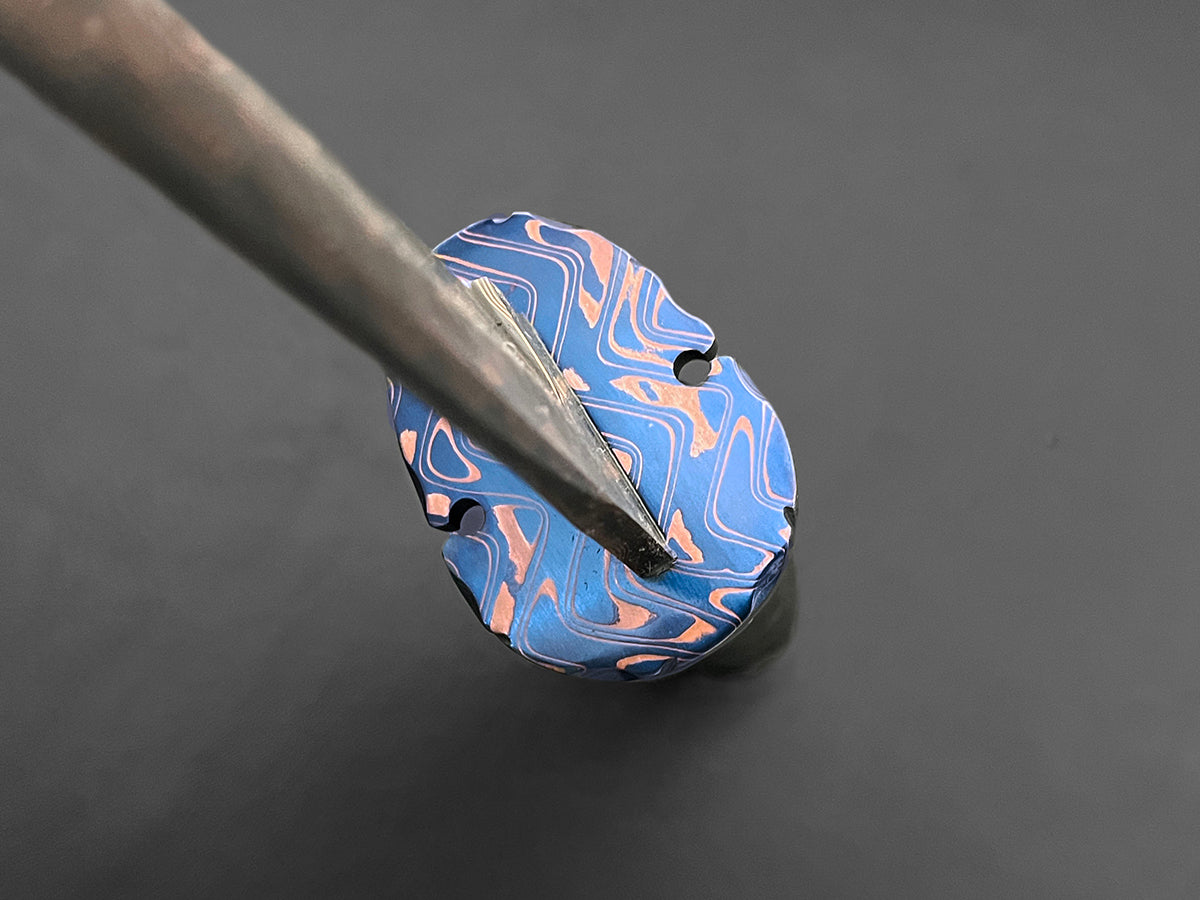 Koki Senshi Extended | Dawson Select "Fury" CopperMai Steel | Ironwood | Anodized Tsuba & Pommel (Copy)