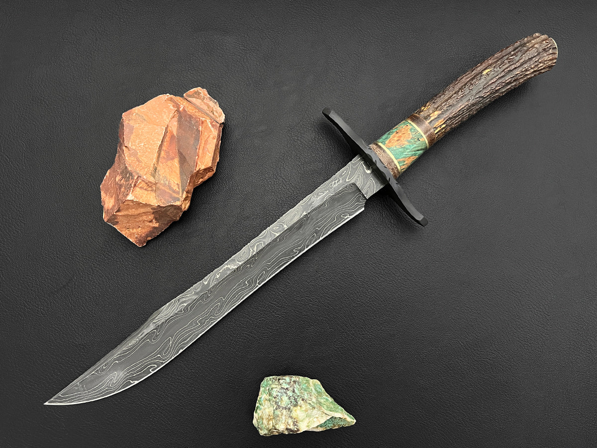 Old Missouri Western Bowie | Dawson Select Steel | Stag + Maplewood