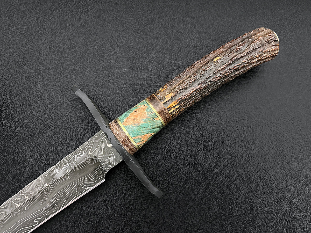 Old Missouri Western Bowie | Dawson Select Steel | Stag + Maplewood
