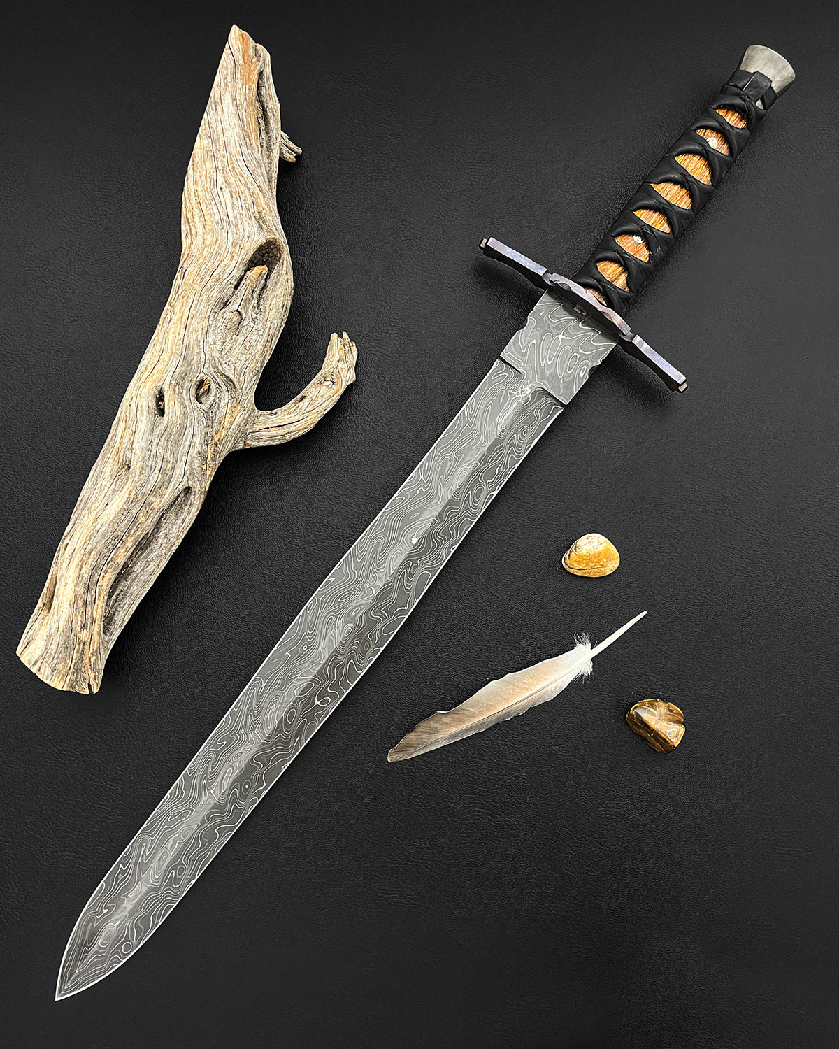 Scipio | Dawson Select Steel | Double-Edged Sword | Arizona Ironwood
