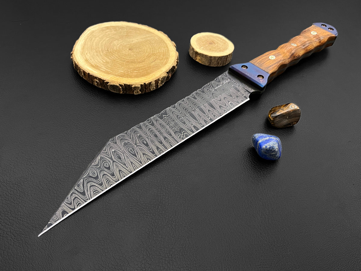 Magnus | Viking Seax Short Sword | Dawson Select Steel | Arizona Ironwood
