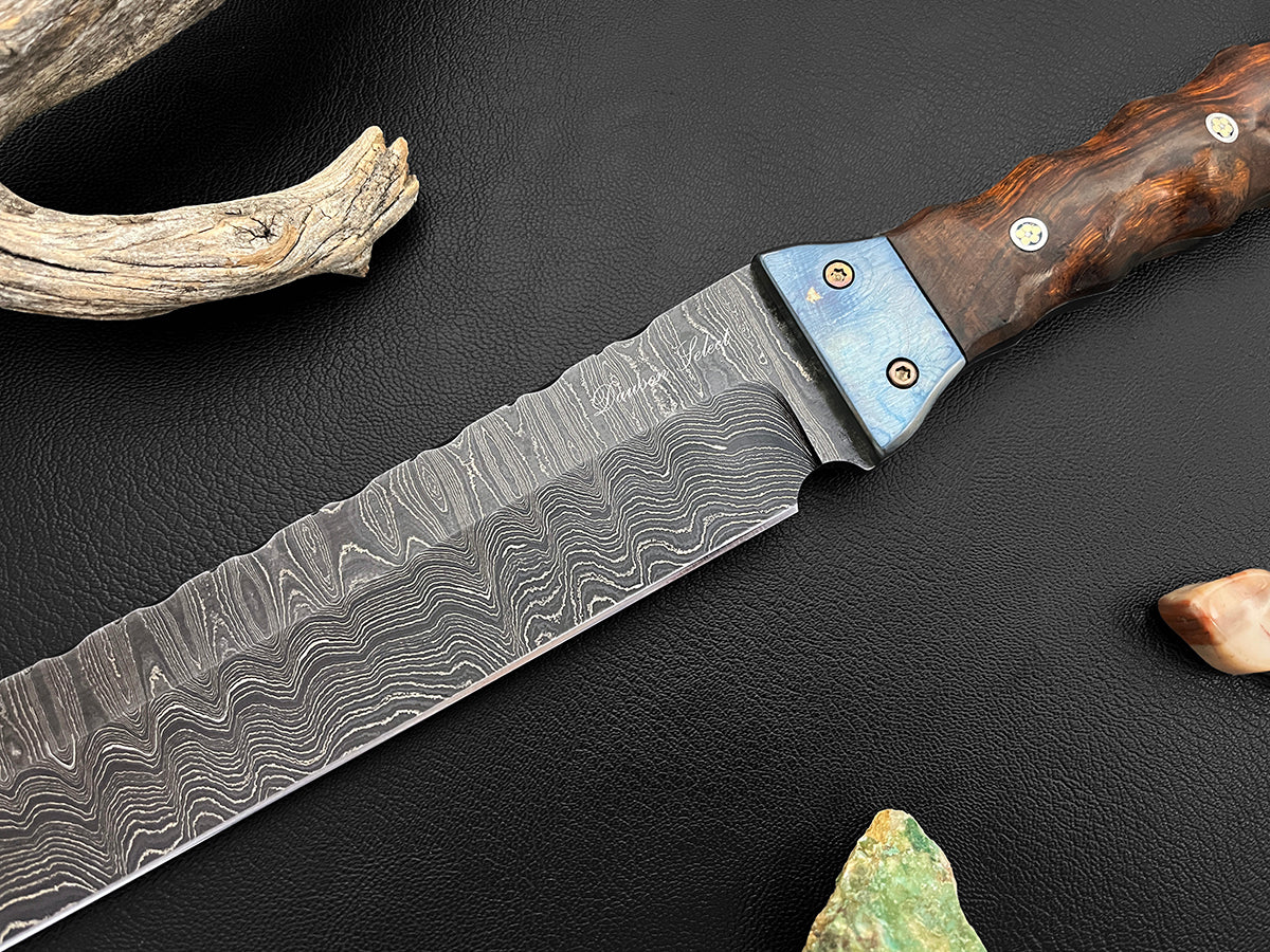 Magnus | Viking Seax Short Sword | Dawson Select Steel | Arizona Ironwood