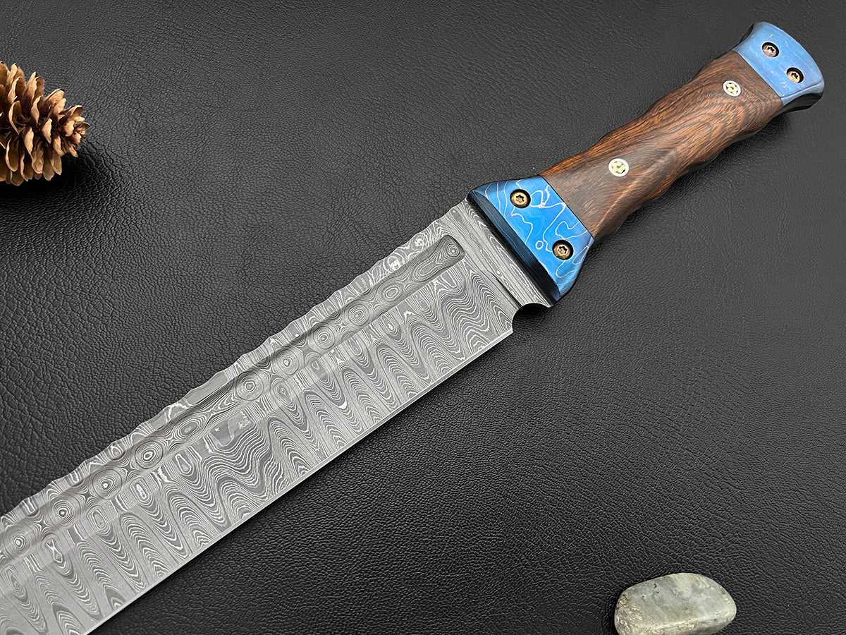 Magnus | Viking Seax Short Sword | Dawson Select Steel | Arizona Ironwood