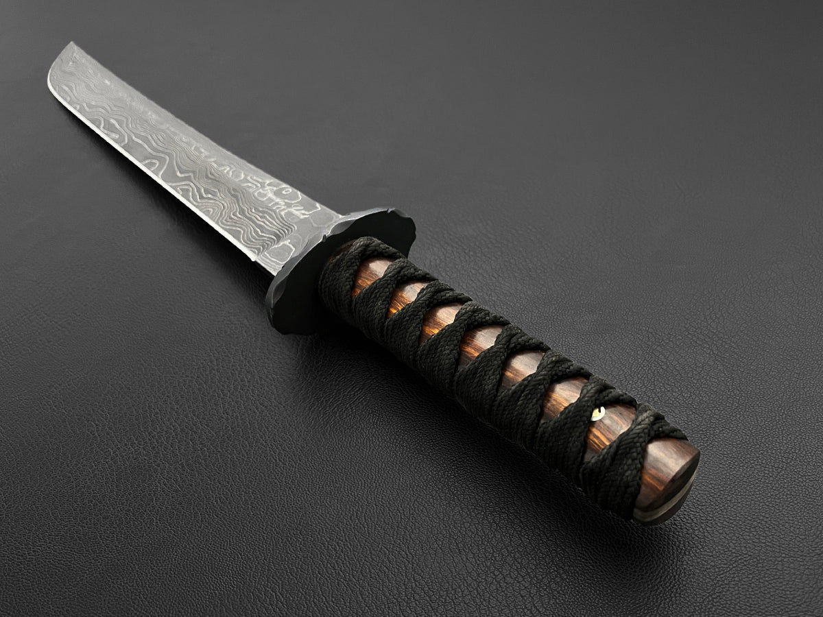 Shu Ni Shōri Ari | Japanese Tanto | Dawson Select Steel | Arizona Ironwood