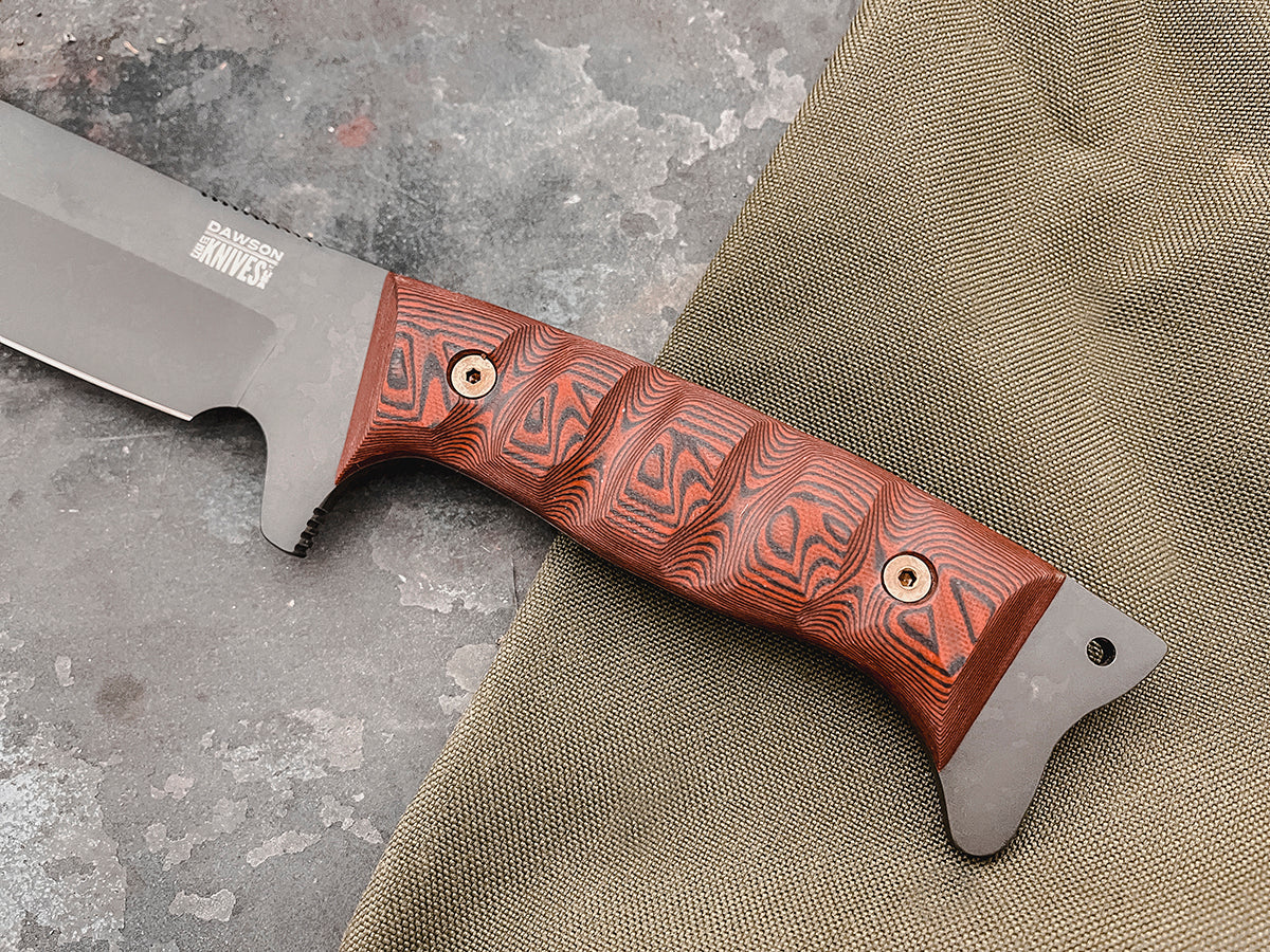 Diplomat Machete | Backpacking, Survival + Bushcraft | CPM-MagnaCut Steel | Midnight Finish