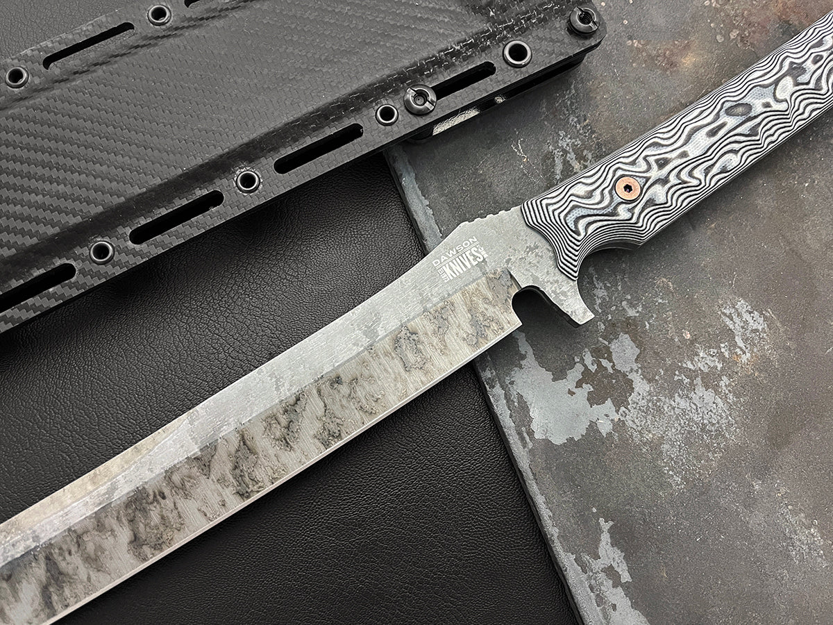 ULTRALIGHT Armageddon Survival Sword | 16" Blade | CPM-MagnaCut Steel | Monsoon Finish