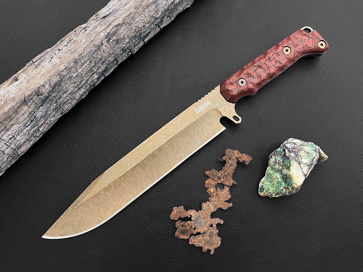 NEW RELEASE | Holdout | Heritage Camp + Field Bowie | CPM-MagnaCut Steel | Arizona Copper Finish