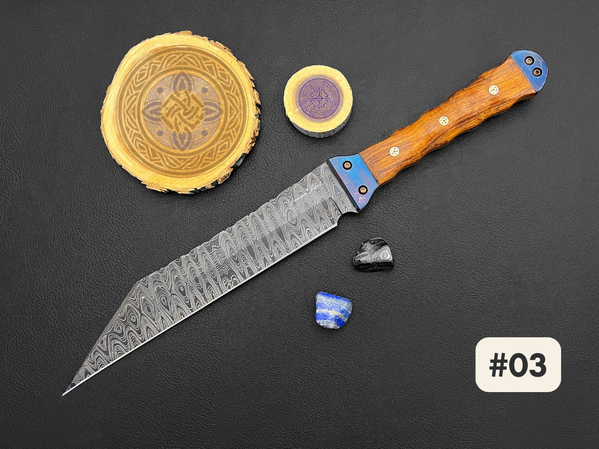 Magnus | Viking Seax Short Sword | Dawson Select Steel | Arizona Ironwood