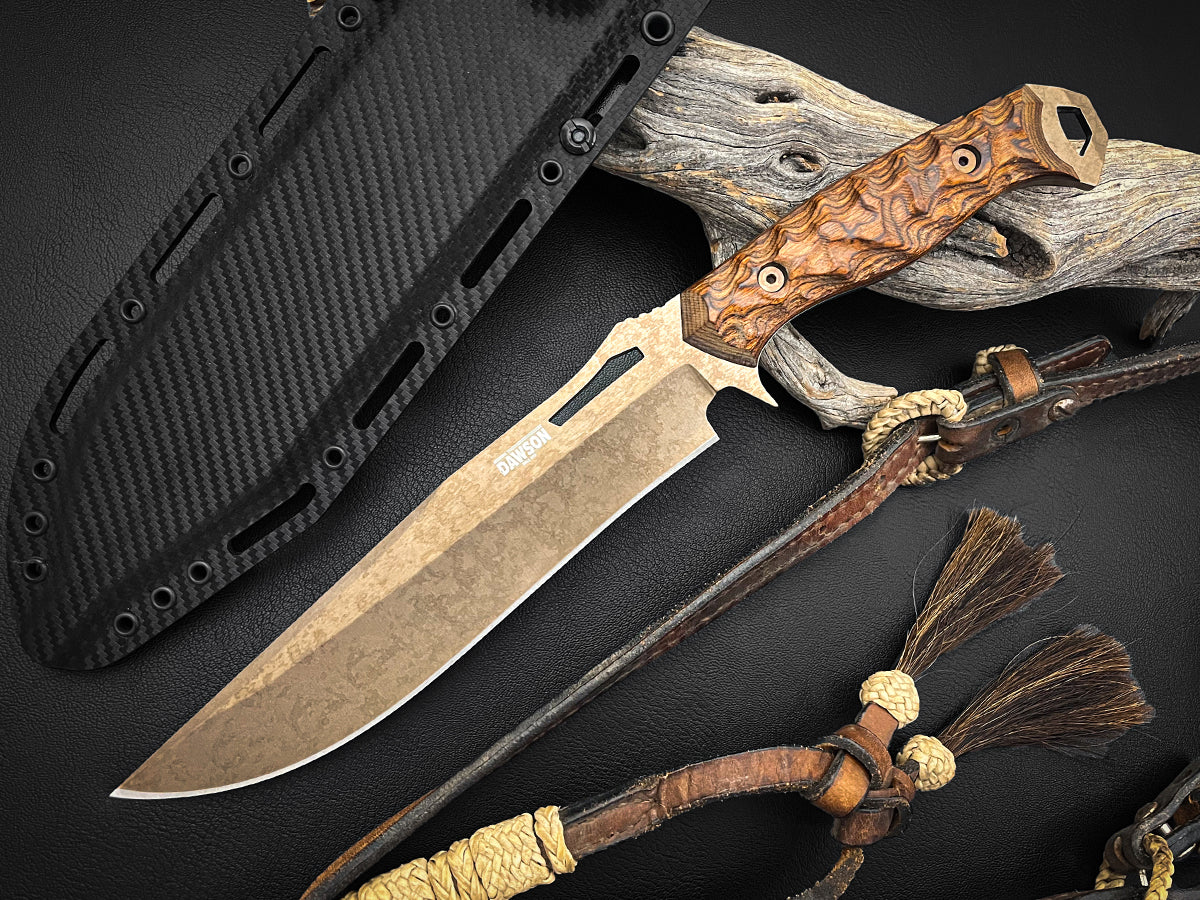 Seraphim SP (Striker Pommel) MOD | Urban Survival Bowie | CPM-MagnaCut Steel | Arizona Copper Finish