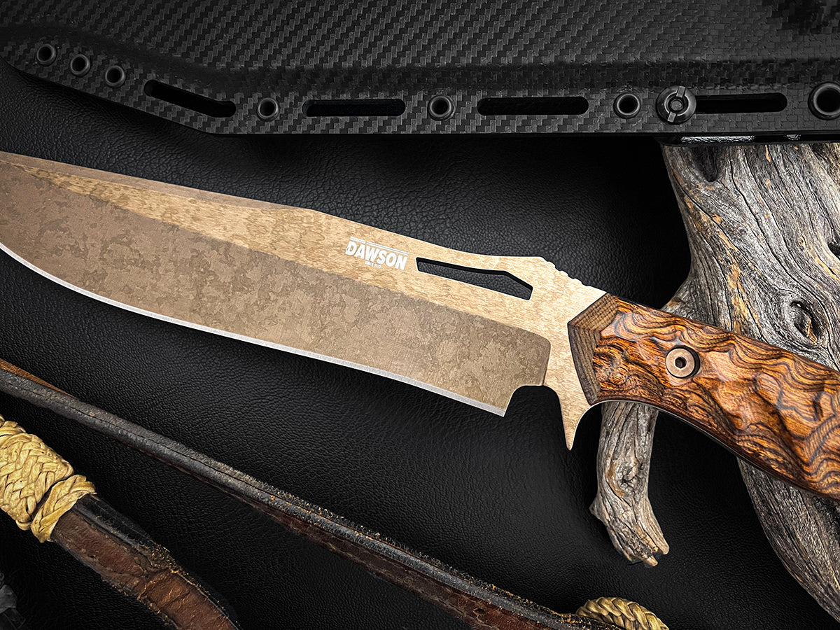 Seraphim SP (Striker Pommel) MOD | Urban Survival Bowie | CPM-MagnaCut Steel | Arizona Copper Finish