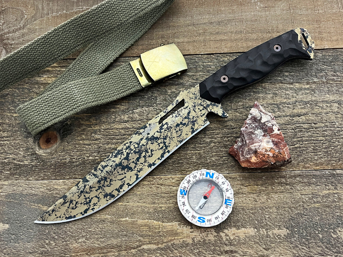 Seraphim CP (Crusher Pommel) | Urban Survival Bowie | Pop's ProCut Steel | Wildfire Blade Finish