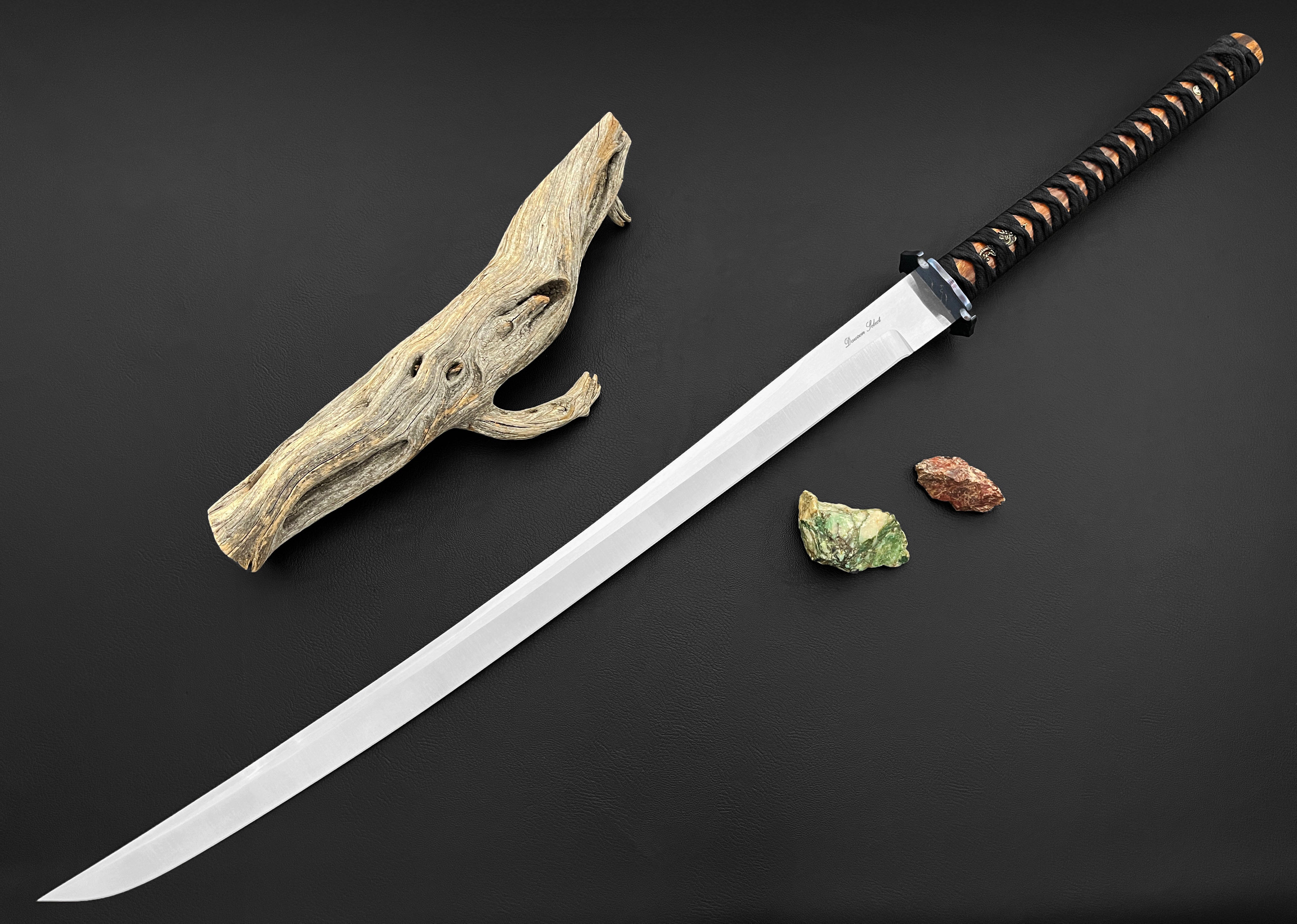 The Pearl Dragon | One of a Kind Japanese Samurai Sword | CPM-MagnaCut | Arizona Ironwood
