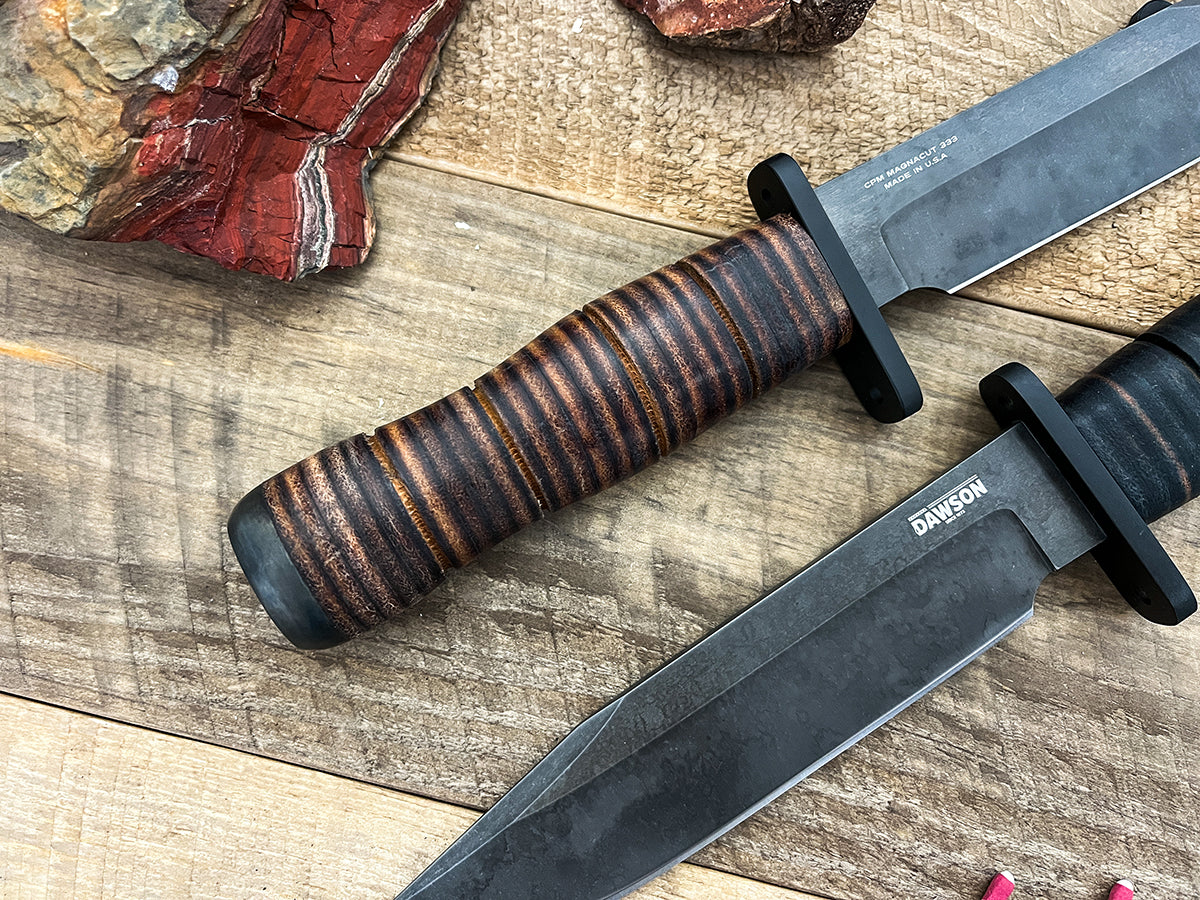 Limited Edition War Dog | WW2-Inspired Trench Knife | CPM-MagnaCut Steel | Midnight Blade Finish