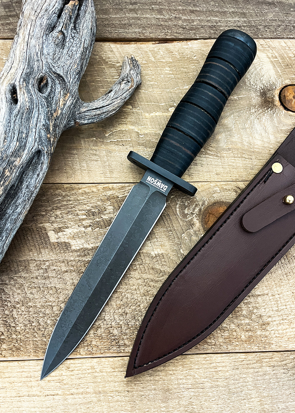 Limited Edition Woe Dagger | WW2-Inspired Trench Dagger | CPM-MagnaCut Steel | Midnight Finish