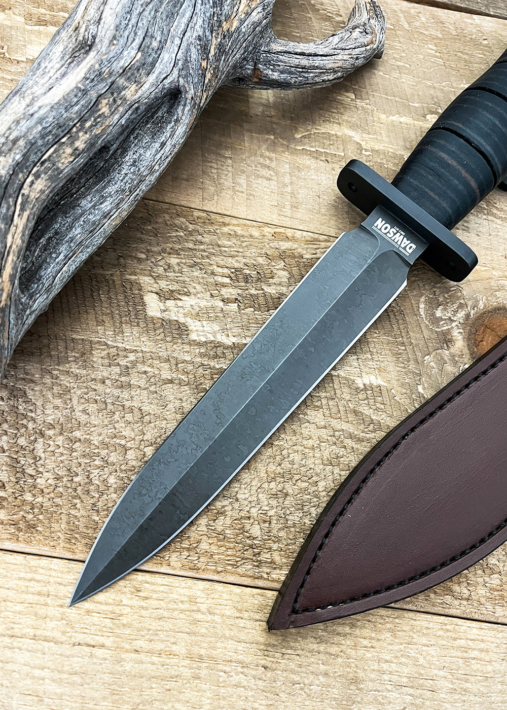 Limited Edition Woe Dagger | WW2-Inspired Trench Dagger | CPM-MagnaCut Steel | Midnight Finish