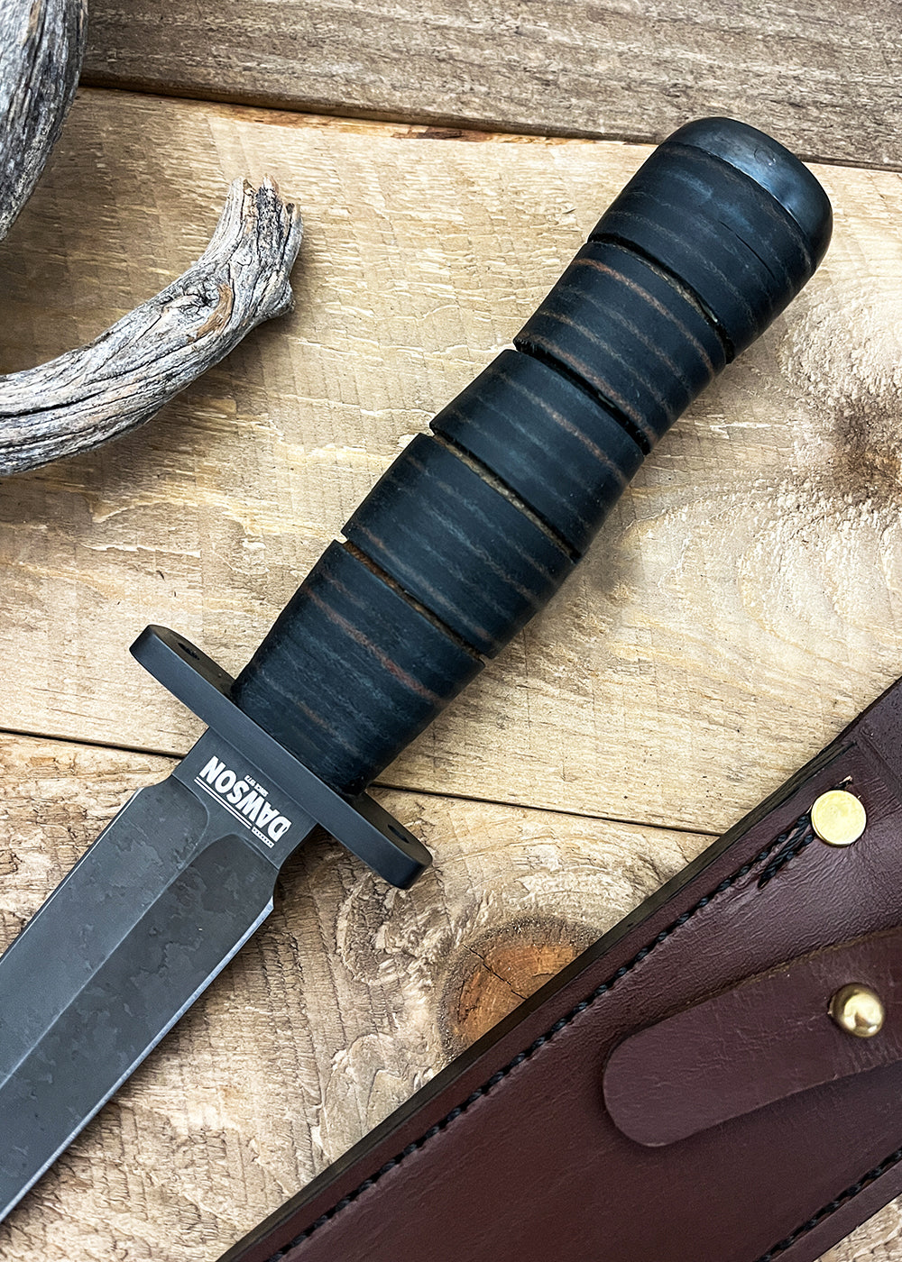 Limited Edition Woe Dagger | WW2-Inspired Trench Dagger | CPM-MagnaCut Steel | Midnight Finish