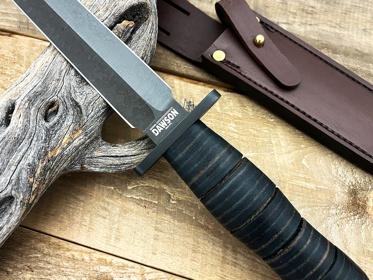 Limited Edition Woe Dagger | WW2-Inspired Trench Dagger | CPM-MagnaCut Steel | Midnight Finish