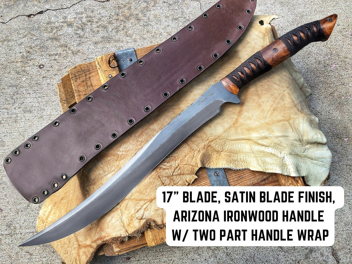 RARE RELEASE Windstorm | Dawson Select Scimitar Sword | CPM-MagnaCut Steel | Customizable Preorder