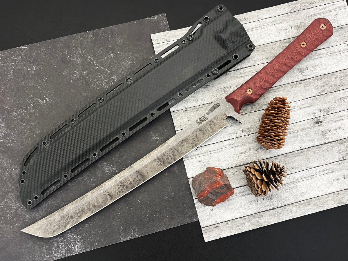 NEW GEN 2 Armageddon | Survival Short Sword | 13" Blade | CPM-Magnacut Steel | NEW Monsoon Finish