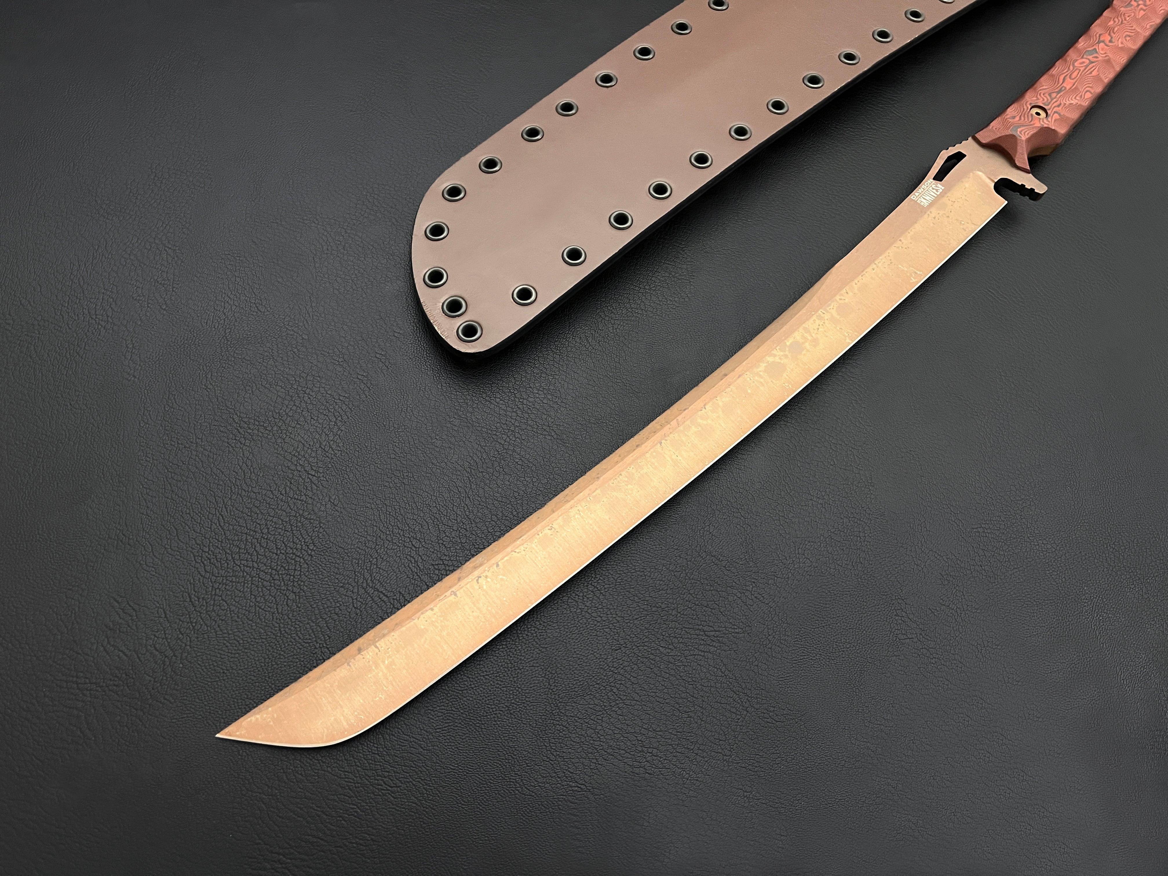 Armageddon Survival Sword | 16" Blade | CPM-MagnaCut Steel | Arizona Copper