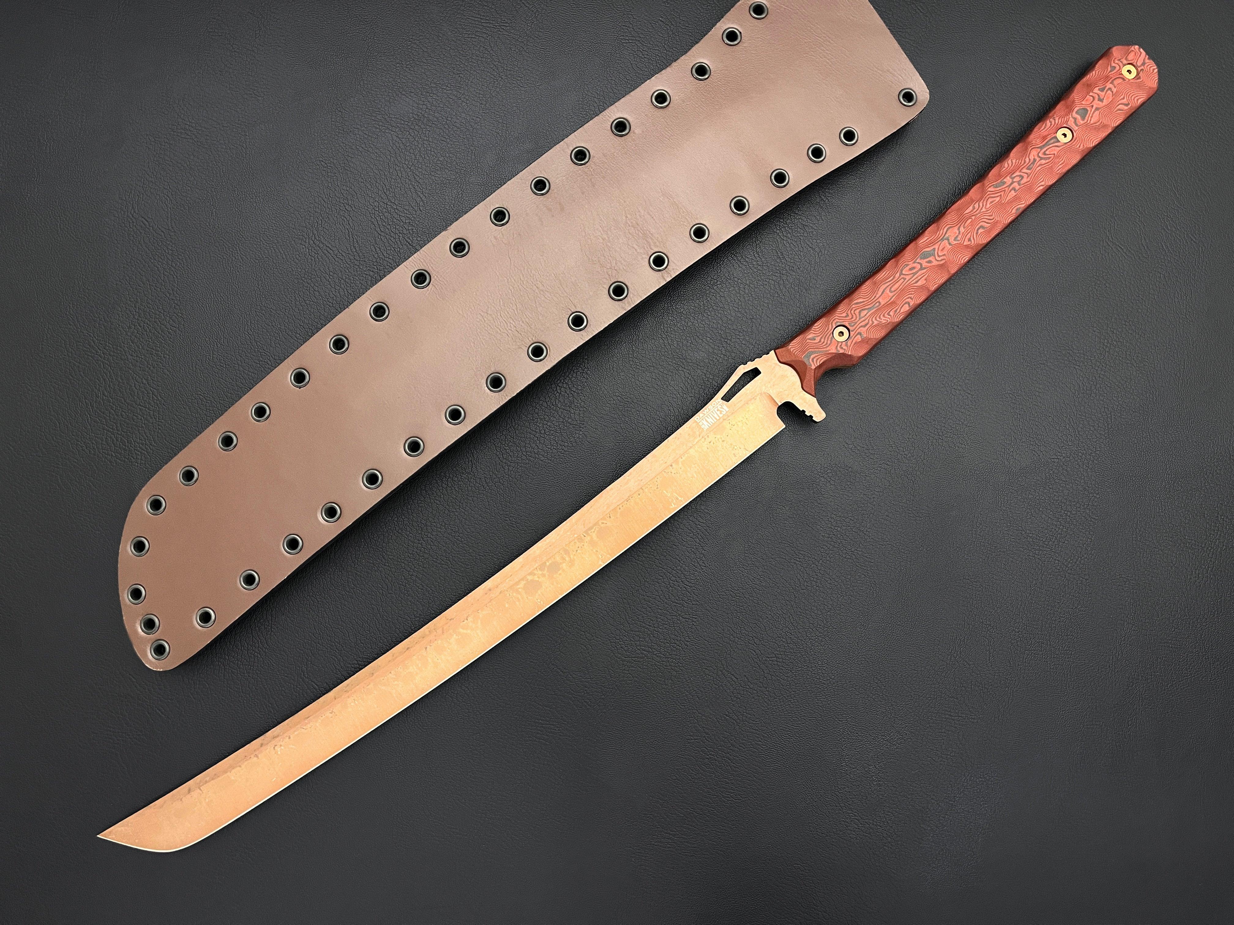 Armageddon Survival Sword | 16" Blade | CPM-MagnaCut Steel | Arizona Copper