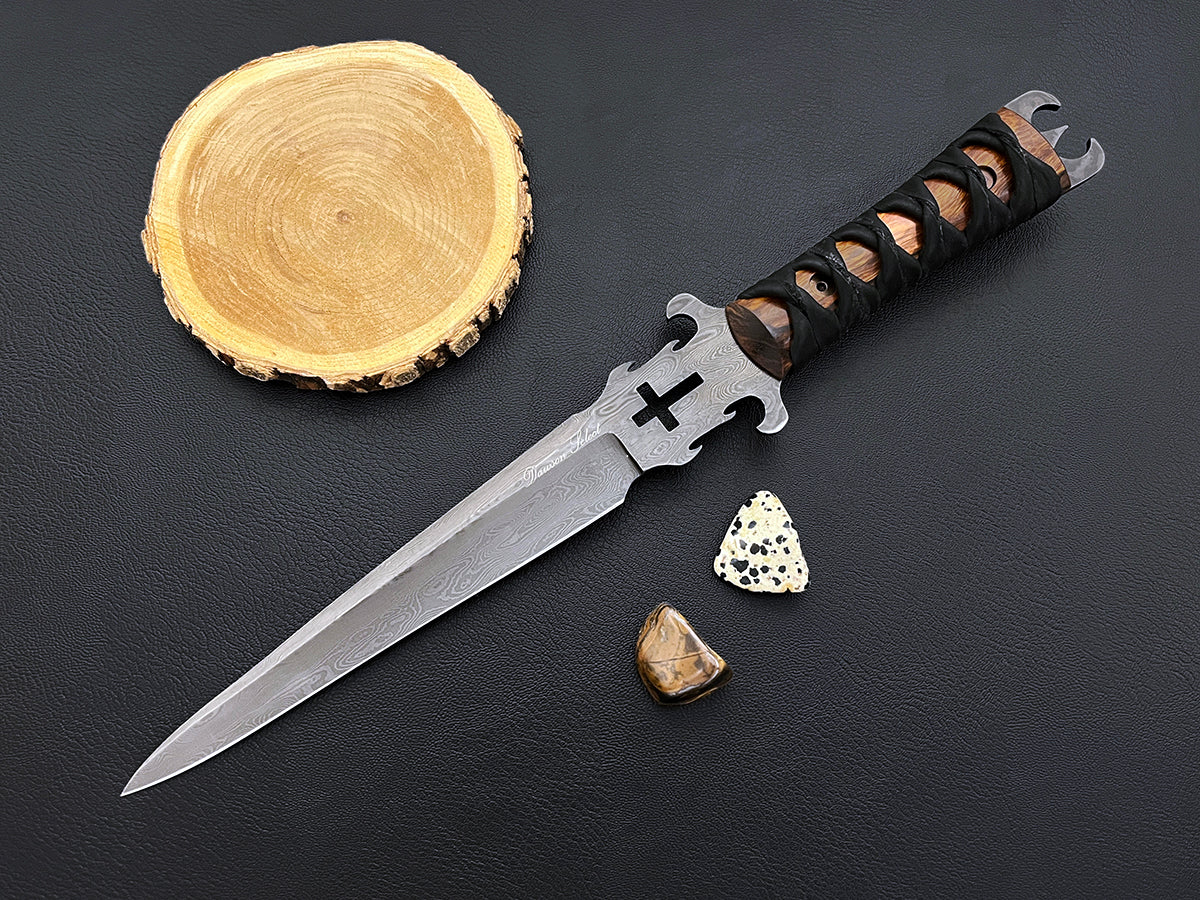 Defender of the Faith | Sgian-Dubh Dagger | Dawson Select Steel | Arizona Ironwood
