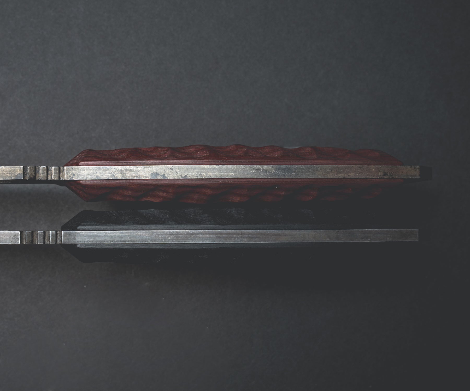 Dominion | Clip Point Survival Bowie | Pop's ProCut Steel | Rainstorm Blade Finish