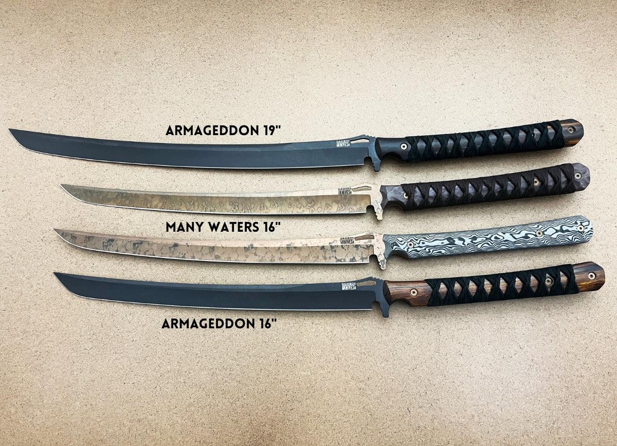 Armageddon Survival Sword | 19" Blade | CPM-MagnaCut Steel | Arizona Copper Finish