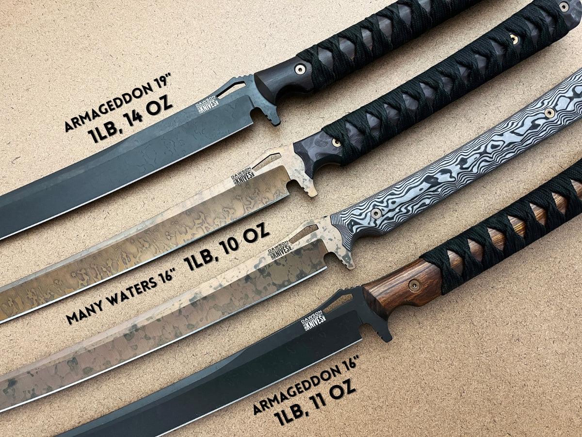 Armageddon Survival Sword | 19" Blade | CPM-MagnaCut Steel | Arizona Copper Finish