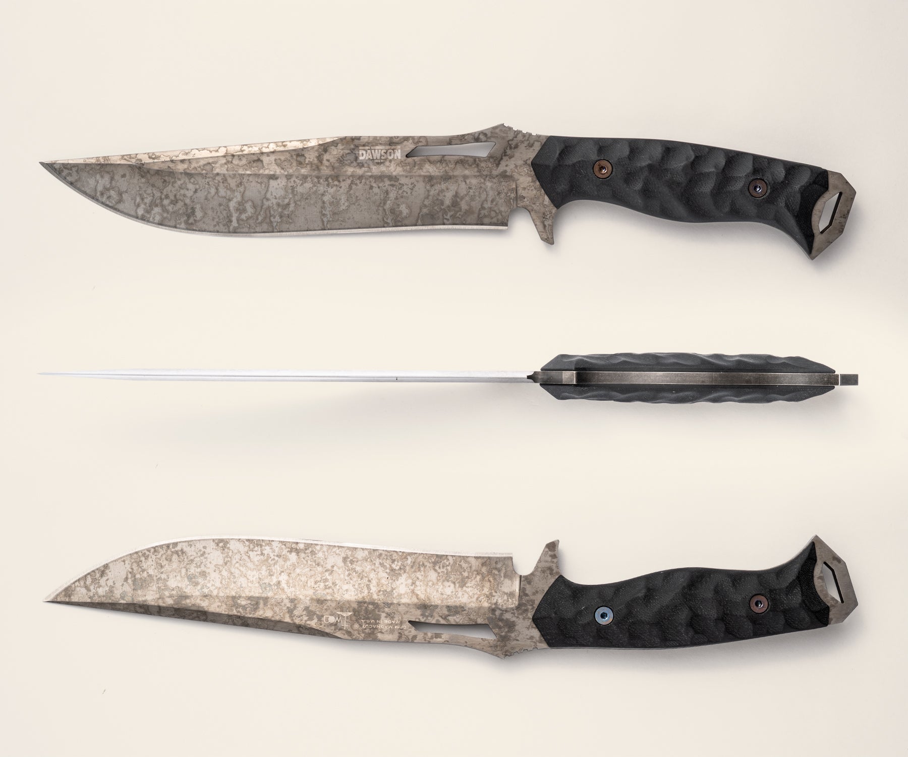 Seraphim CP (Crusher Pommel) | Urban Survival Bowie | CPM-MagnaCut Steel | Monsoon Finish