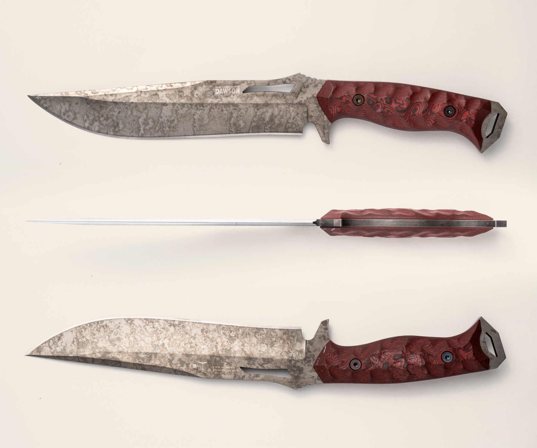 Seraphim CP (Crusher Pommel) | Urban Survival Bowie | CPM-MagnaCut Steel | Monsoon Finish