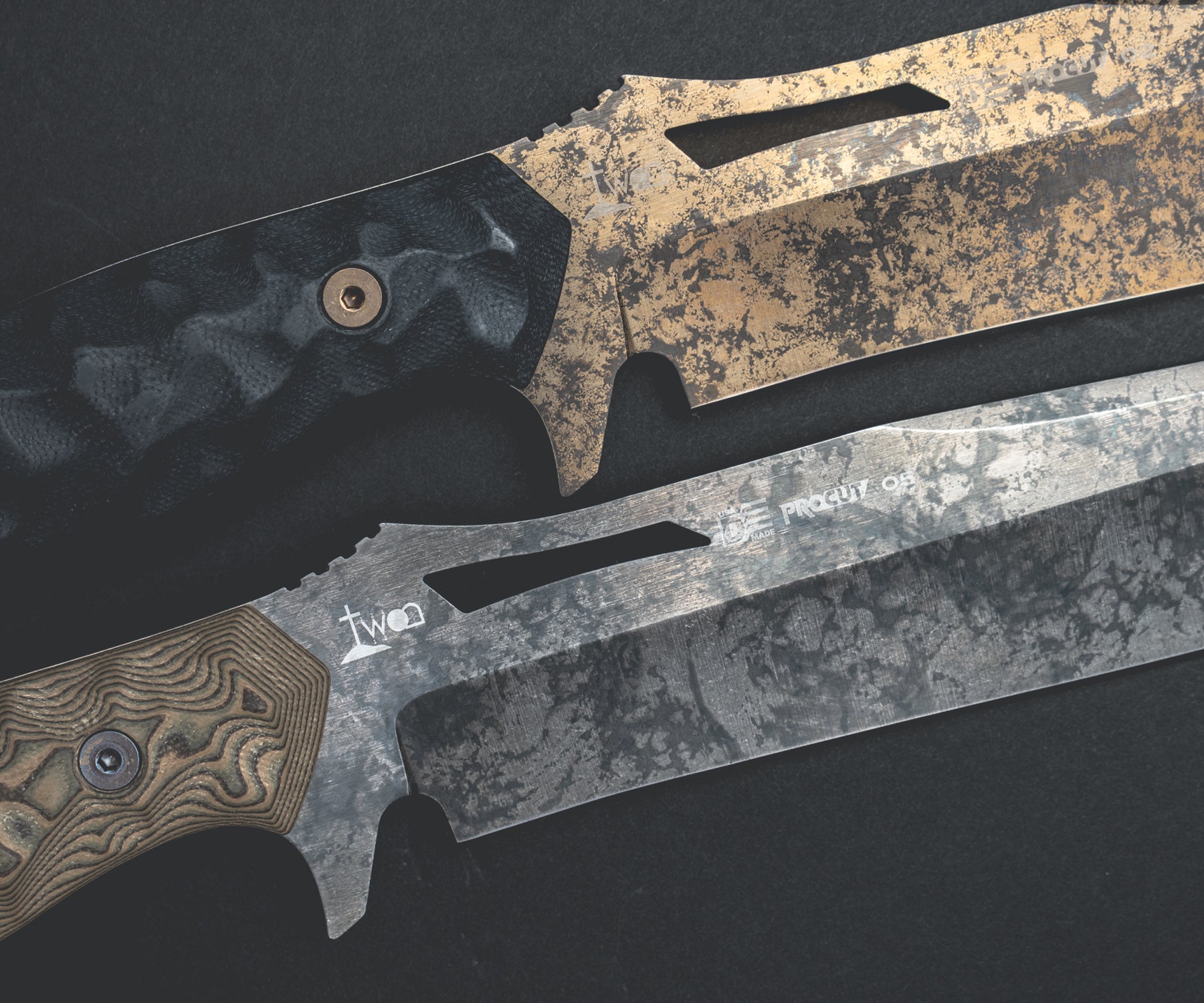 Seraphim CP (Crusher Pommel) | Urban Survival Bowie | Pop's ProCut Steel | Rainstorm Blade Finish