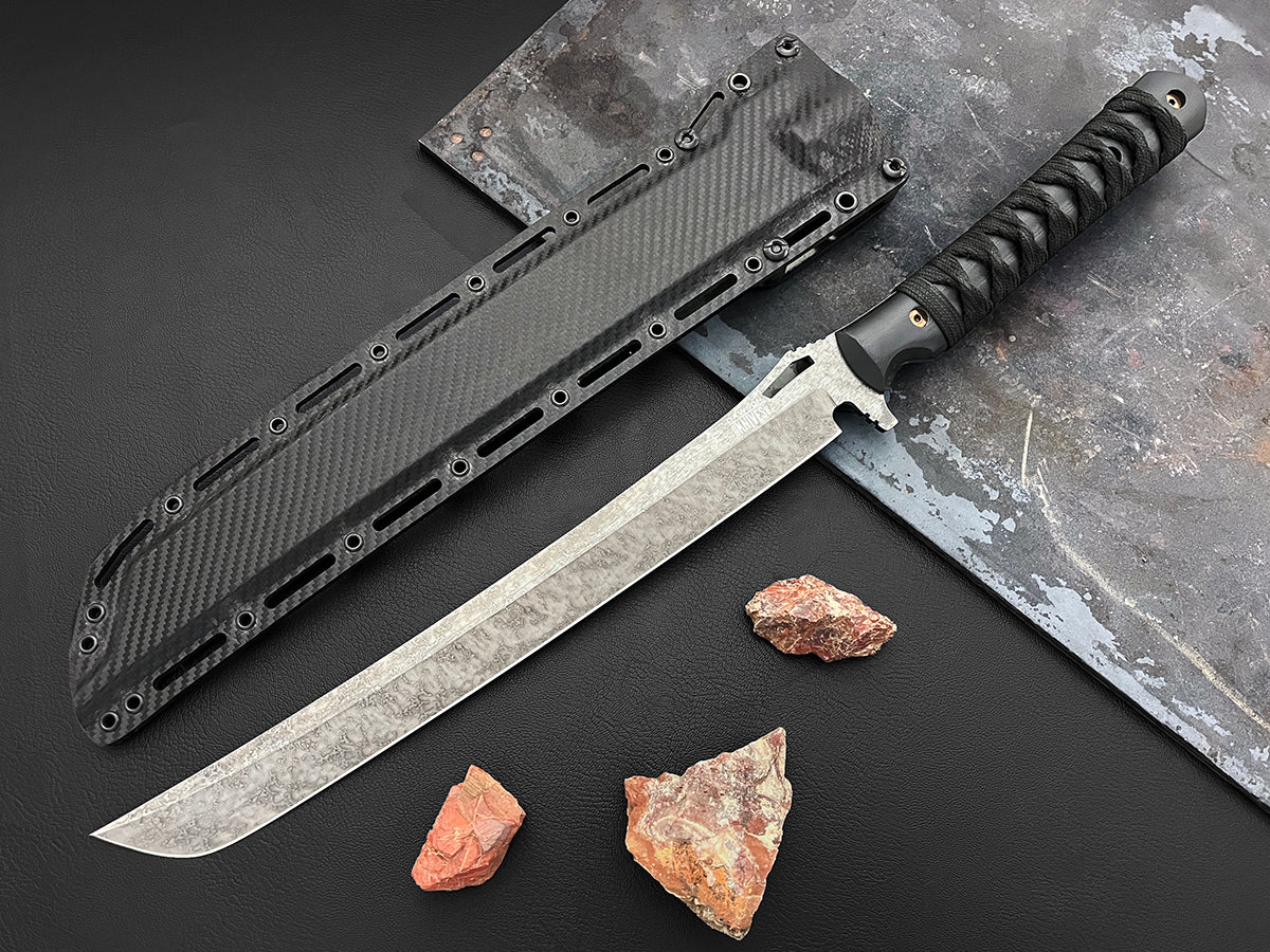 NEW GEN 2 Armageddon | Survival Short Sword | 13" Blade | CPM-Magnacut Steel | NEW Monsoon Finish