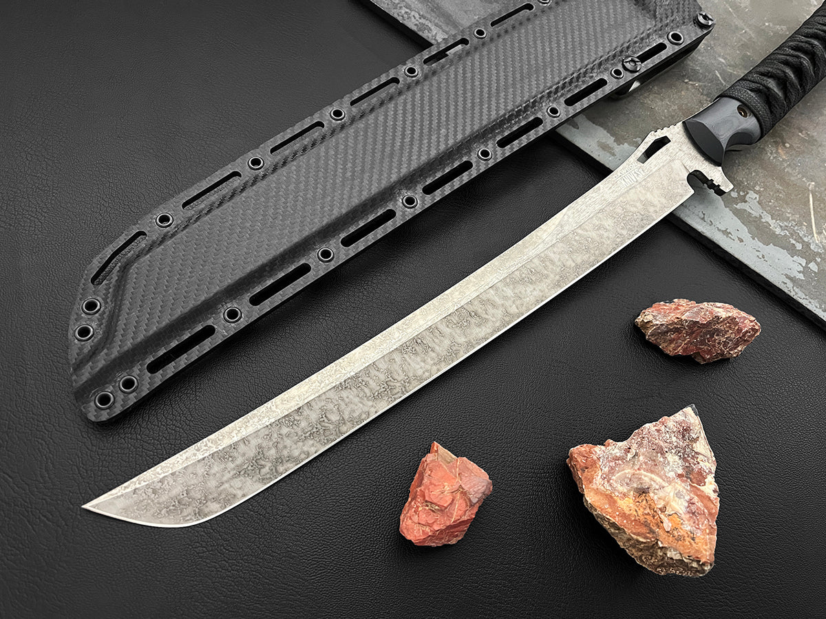 NEW GEN 2 Armageddon | Survival Short Sword | 13" Blade | CPM-Magnacut Steel | NEW Monsoon Finish