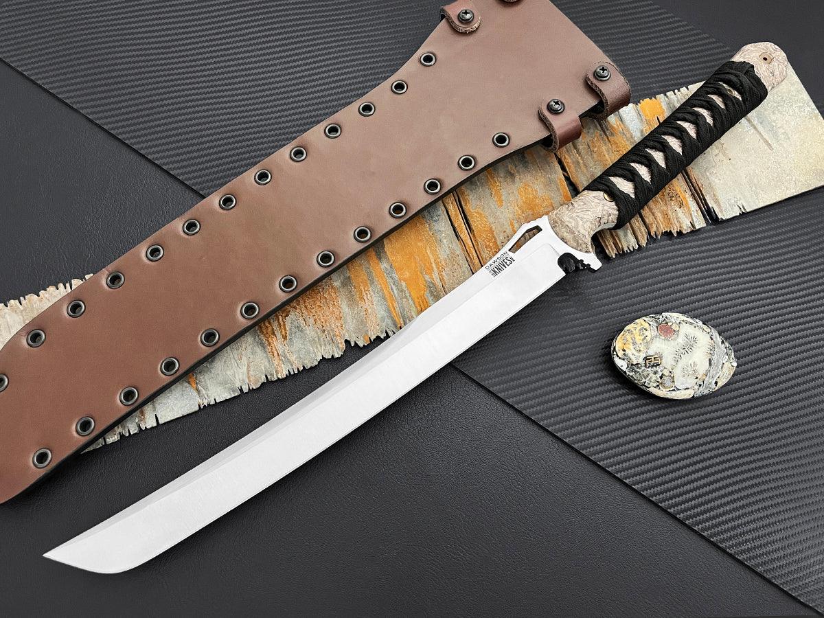 Armageddon | Survival Short Sword | 13" Blade | CPM-Magnacut Steel | Satin Finish